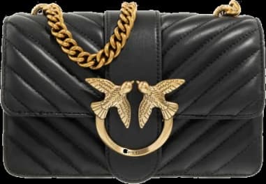 Pinko montre, sac bandoulière en cuir logo Love