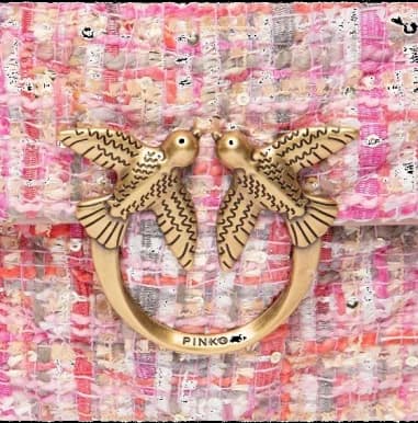 Pinko AI 22-23 PLTT 1P22WC A03N O78Q montre, chevron matelassé, puffy luxe