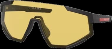 Prada Linea Rossa SPS04W mask sunglasses black