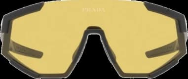 Prada Linea Rossa SPS04W mask sunglasses black vue 3