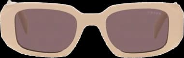 Lunettes de soleil Prada Symbole PR 17WS forme rectangulaire vue 2