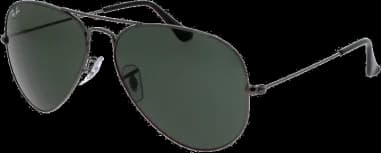 Lunettes de soleil Ray-Ban Aviator Classic gun metal RB3025 W0879 forme pilote