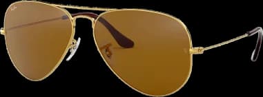 Lunettes de soleil Ray-Ban Aviator Metal RB3025 001/33 dorés verres marron