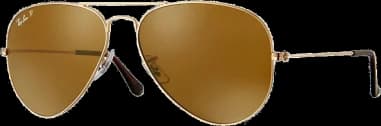 Ray-Ban RB3025 001/57 montre, monture métal gold, verres polarisés