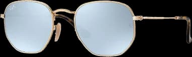 Lunettes de soleil Ray-Ban Hexagonal Flat Lenses RB3548N 001/30 doré or
