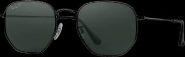 Lunettes de soleil Ray-Ban Hexagonal Flat Lenses RB3548N 002/58 Noir Polarisés