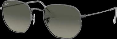 Ray-Ban Hexagonal Flat Lenses RB3548N 004/71 Gray Sunglasses