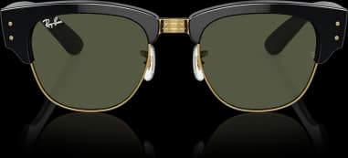 Lunettes de soleil Ray-Ban Mega Clubmaster RB0316S 901/31 noires vue 3