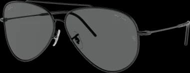 Lunettes de soleil Ray Ban RBR0101S 002/GR Lenny Kravitz X Reverse Aviator noires