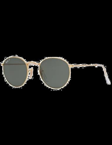 Lunettes de soleil Ray-Ban Round Metal RB3447 112/58 mat dorés Polarisés