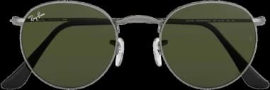 Lunettes de soleil Ray-Ban Round Metal RB3447 029 gun metal vue 2
