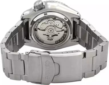 Montre Seiko SRPK65K1 Automatique Acier Cadran Bleu Checker Flag vue 4