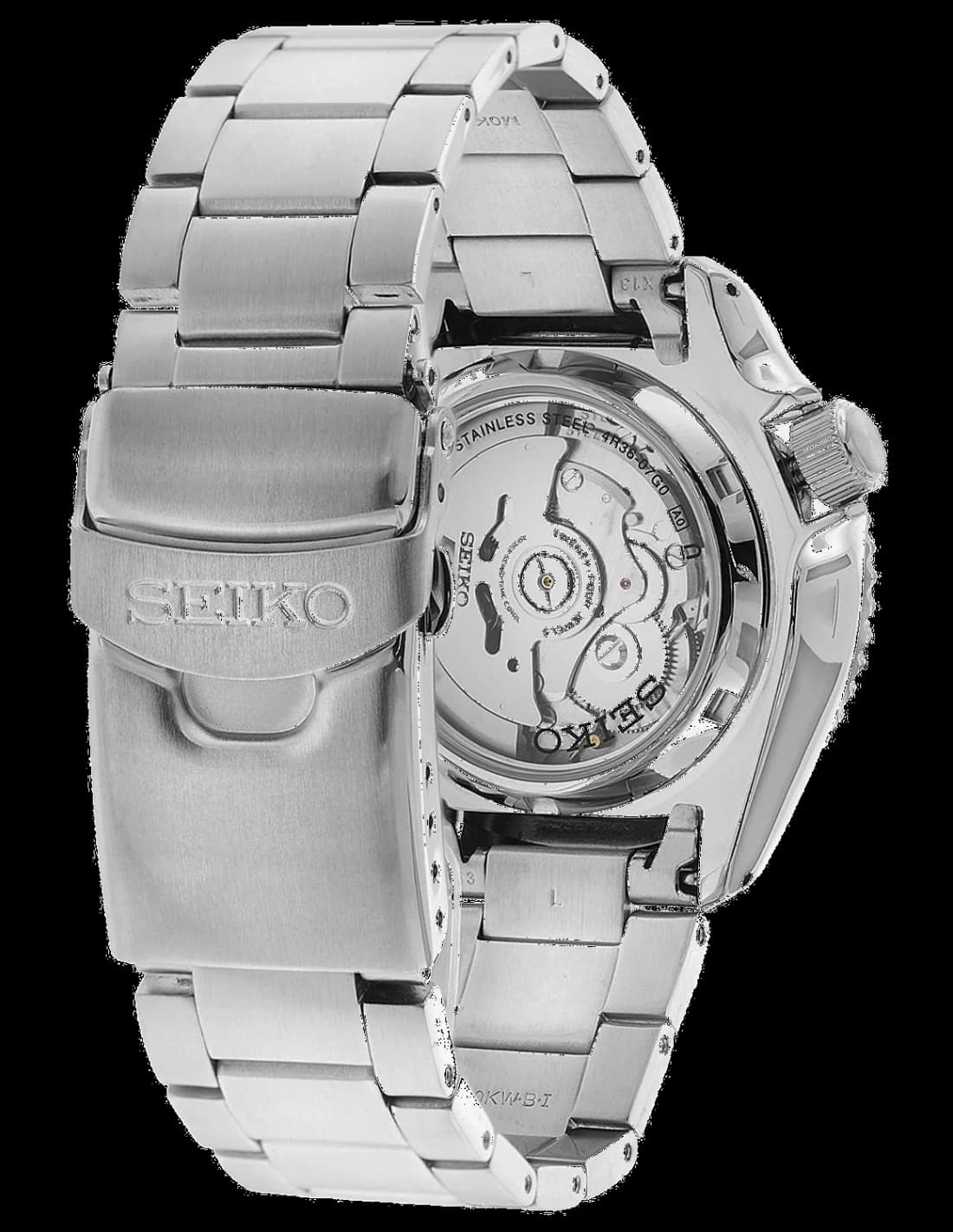 Maillons et fermoir du bracelet acier, Seiko SRPD61K1