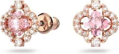 Swarovski 112067 montre femme, boucles d'oreilles cristaux roses