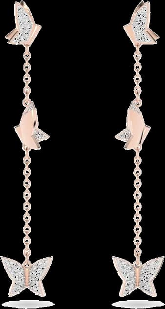 Swarovski 5636426 montre femme, plaqué or rose cristaux blancs