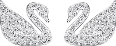 Swarovski 5177581 montre femme, cristaux blancs scintillants, monture argentée