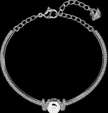 Gros plan sur le cadran de la Swarovski 5461083