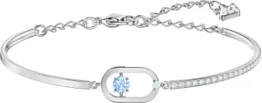 Swarovski 5479120 montre femme, bracelet jonc north rhodium cristaux