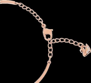 Swarovski 5171991 vue de côté, bracelet métal placage