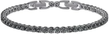 Swarovski 5514655 montre unisexe, tennis deluxe gris sur bracelet rhodié