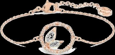 Swarovski 5645376 montre femme, plaqué or rose bambou cristaux
