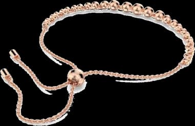 Swarovski Emily 5663393 Mixed Round Cuts Rose Gold Plated Bracelet vue 4