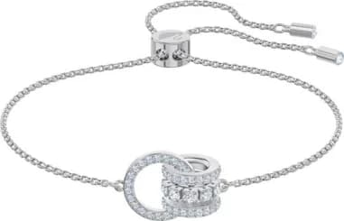 Swarovski 5498999 montre femme, bracelet plaqué rhodium orné de cristaux blancs