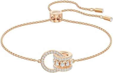Swarovski Further bracelet 5501092 rose gold plated white crystals