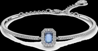 Swarovski 5620555 montre, bracelet jonc métal rhodié