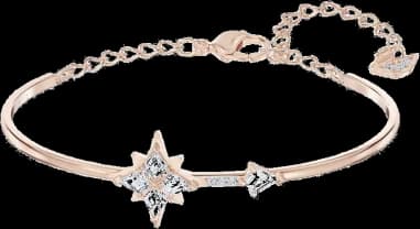 Swarovski 5494338 montre femme, jonc métal doré or rose, symbolique