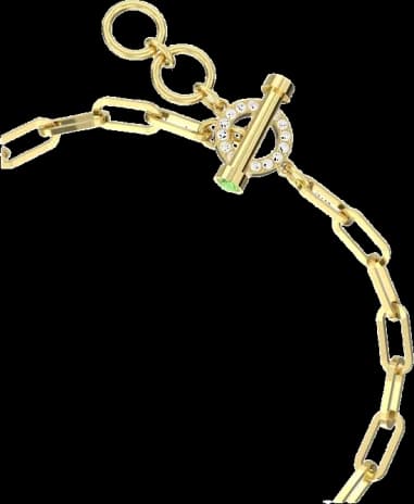 Swarovski 5642977 montre, métal plaqué or rose pendentif ours