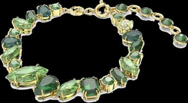 Swarovski 5652822 montre femme, bracelet ajustable cristaux verts