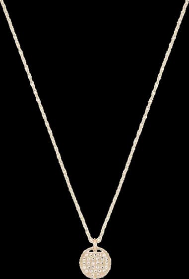 Swarovski 5265913 montre femme, collier Ginger plaqué or rose cristaux blancs