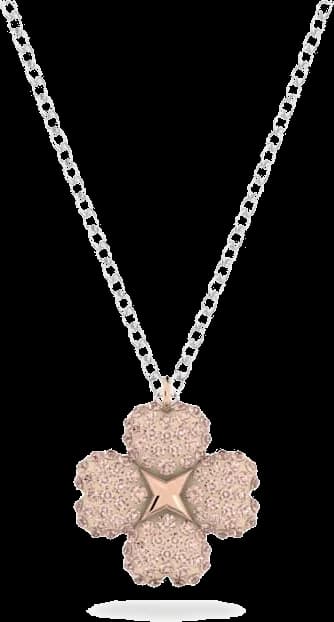 Swarovski 5636488 montre femme, pendentif réversible incrusté de cristaux