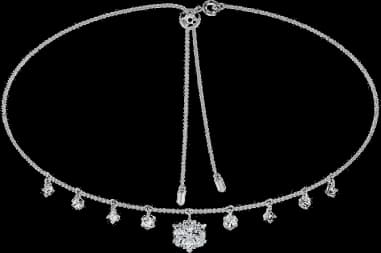 Collier Swarovski Magic 5409271 en cristaux blancs plaqué rhodium