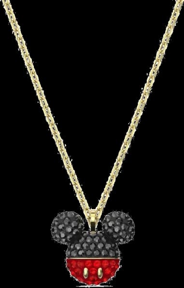 Swarovski 5559176 montre femme, Mickey et Minnie cristaux noirs et rouges
