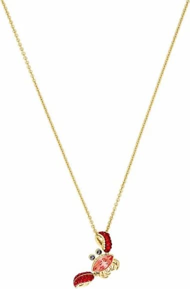 Swarovski 5465940 montre femme, plaqué or cristaux rouges