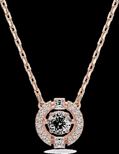Swarovski 5272364 montre femme, bicolore avec cristaux blancs