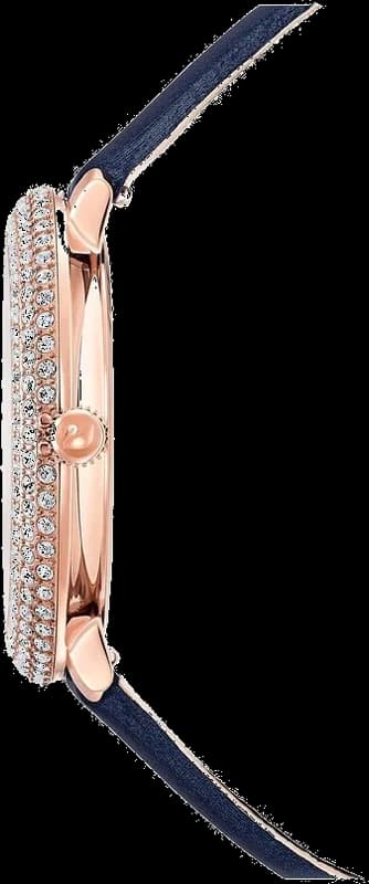 Gros plan sur le cadran bleu de la Swarovski 5484061