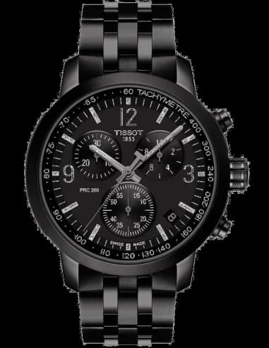 Tissot T1144173305700 Black PVD and Gold Chronograph Watch