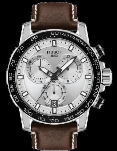 Montre Tissot T1256171603100 Supersport Chrono Cuir Marron