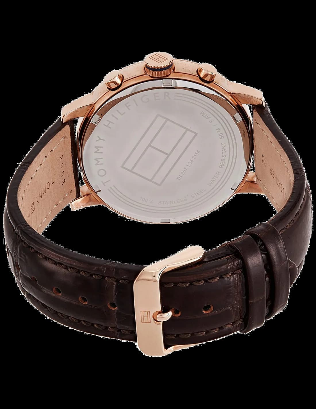 Montre Homme Tommy Hilfiger 1791308 Alden Marron avec Bracelet Cuir vue 4