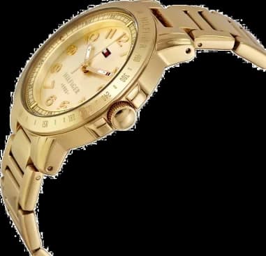 Tommy Hilfiger 1781395 Gold Steel Women's Watch vue 2