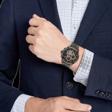 Montre Homme Tommy Hilfiger 1710479 Henry Squelette Anthracite vue 5