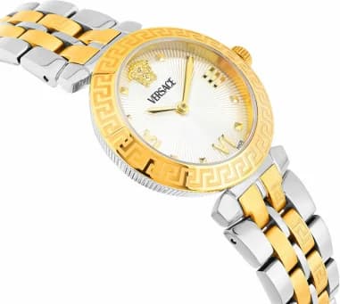 Versace VEOCA0324 vue de côté, bracelet acier