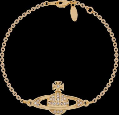 Bracelet Vivienne Westwood Olympia bas relief en chaine souple