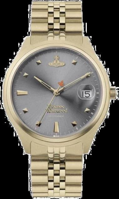 Vivienne Westwood Camberwell VV261GYGD Women's Watch, gold-tone steel bracelet, gray dial