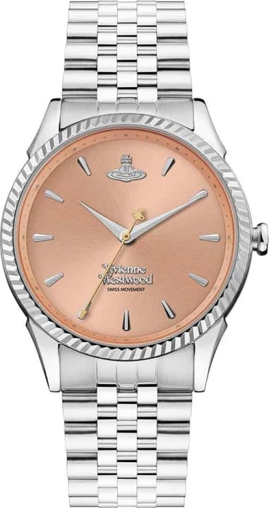 Montre Vivienne Westwood VV240PHSL en Acier Argenté avec Cadran Orange