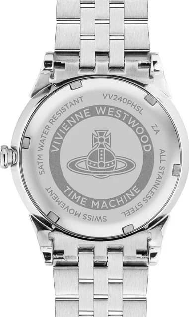 Vivienne Westwood VV240PHSL côté fond de boîtier argent