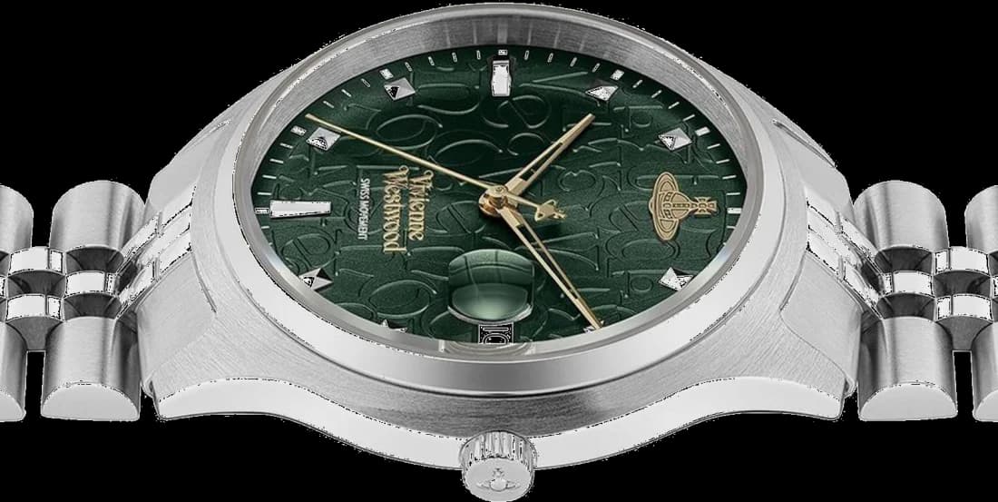 Montre Vivienne Westwood VV261GRSL femme verso boîtier argent